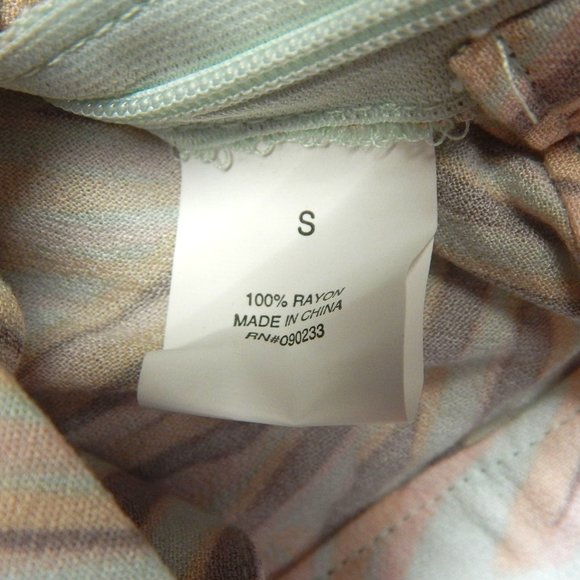 Kendall & Kylie PacSun Womens Hawaiian Print Tie Front Crop Top Size XS - Picture 9 of 10